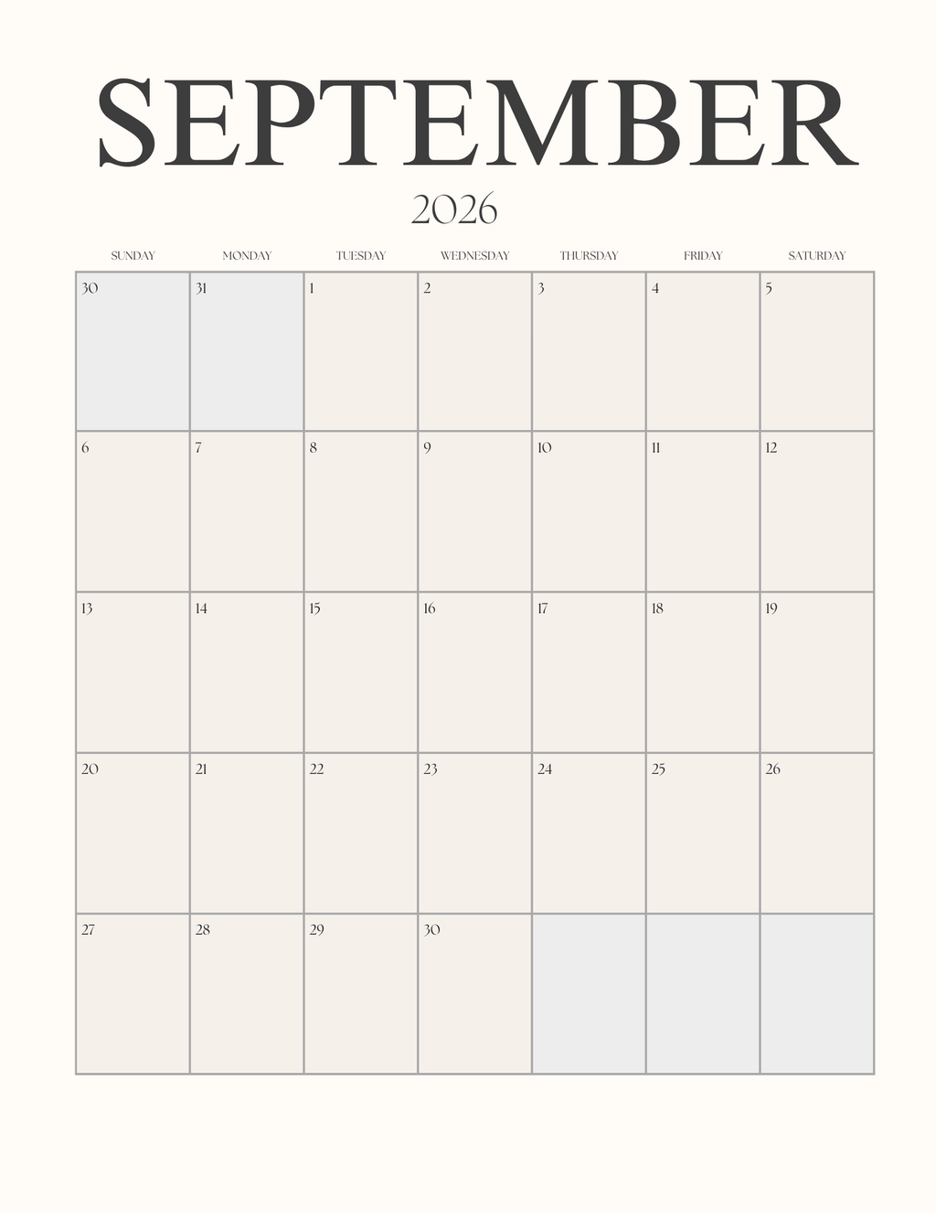 2026–2027 Monthly Planner Bundle | Calendar, Goals & Notes Pages