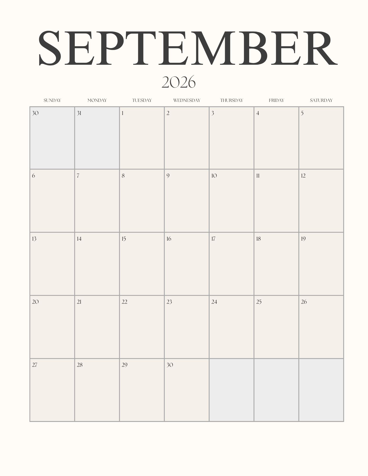 2026–2027 Monthly Planner Bundle | Calendar, Goals & Notes Pages