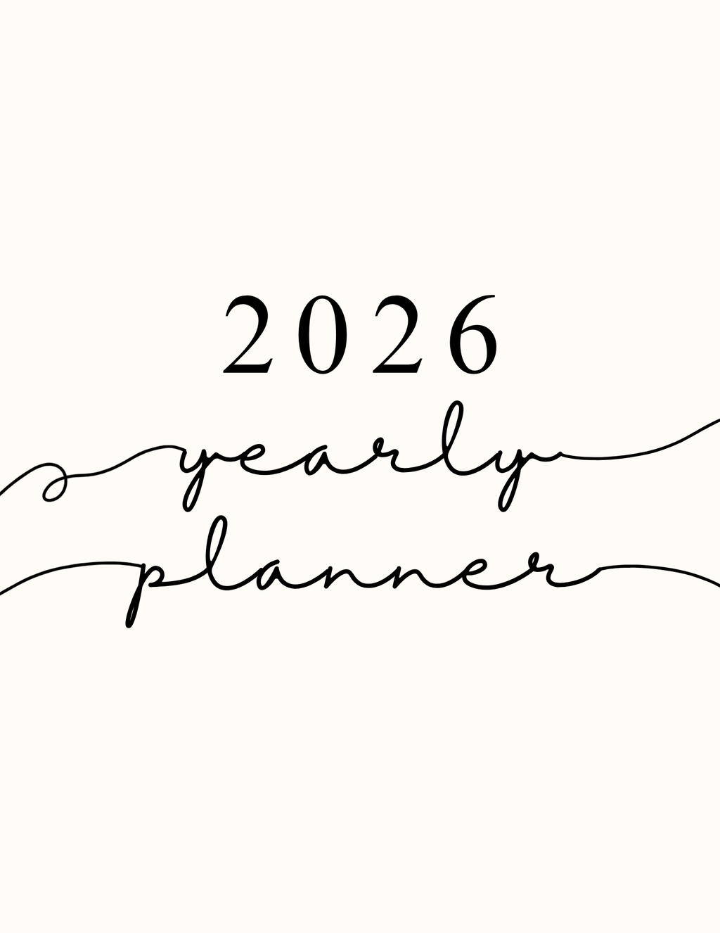 2026–2027 Monthly Planner Bundle | Calendar, Goals & Notes Pages