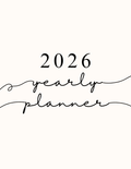 2026–2027 Monthly Planner Bundle | Calendar, Goals & Notes Pages