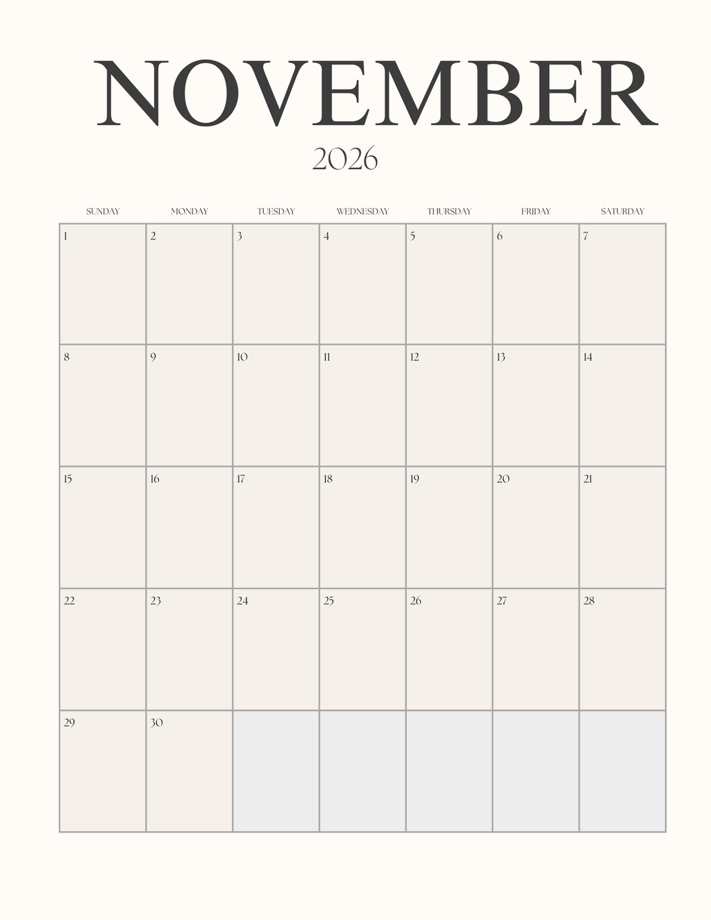 2026–2027 Monthly Planner Bundle | Calendar, Goals & Notes Pages