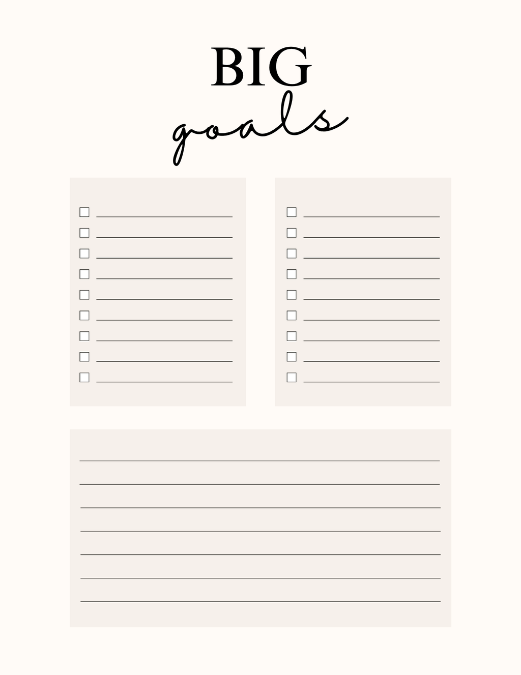 2026–2027 Monthly Planner Bundle | Calendar, Goals & Notes Pages