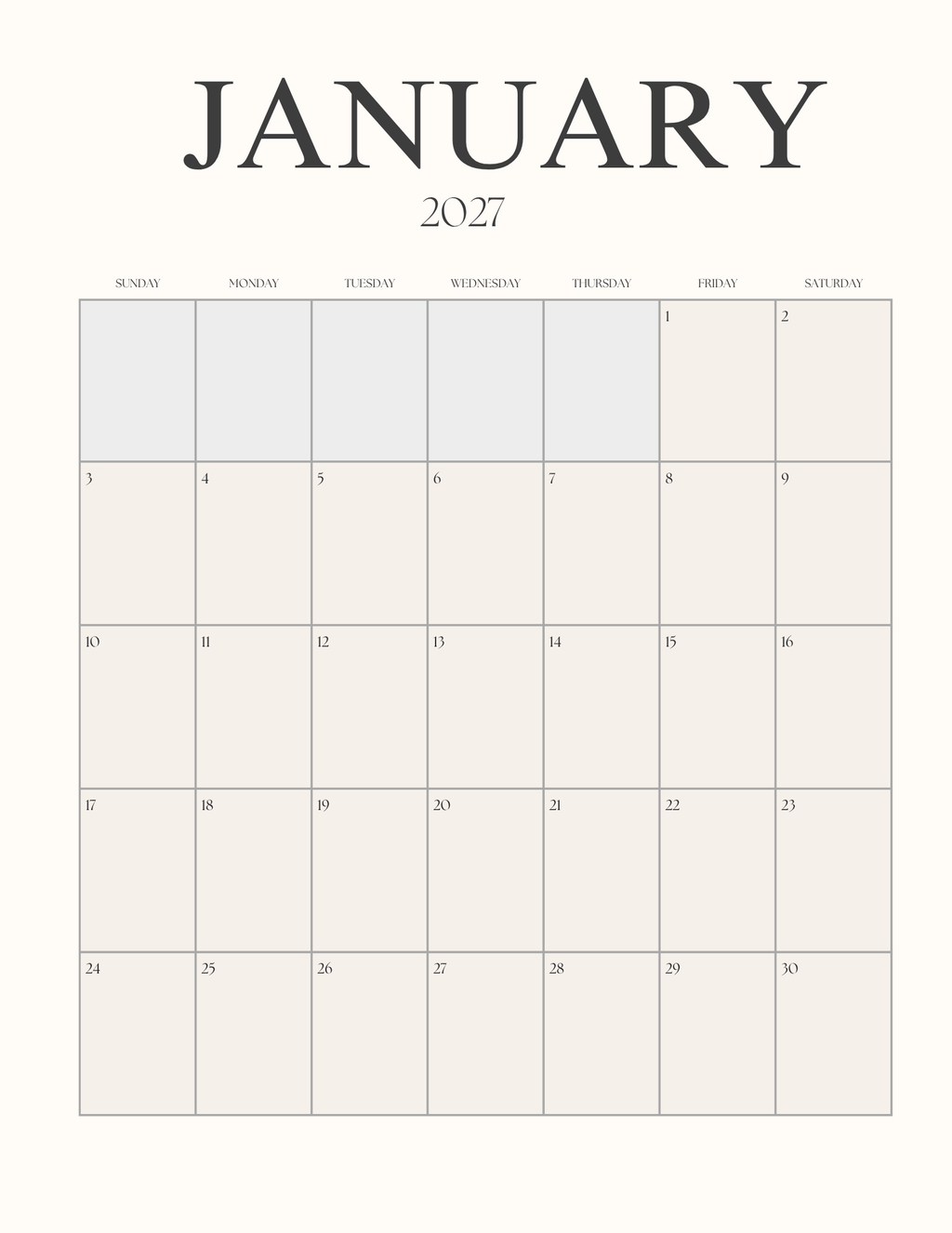 2026–2027 Monthly Planner Bundle | Calendar, Goals & Notes Pages