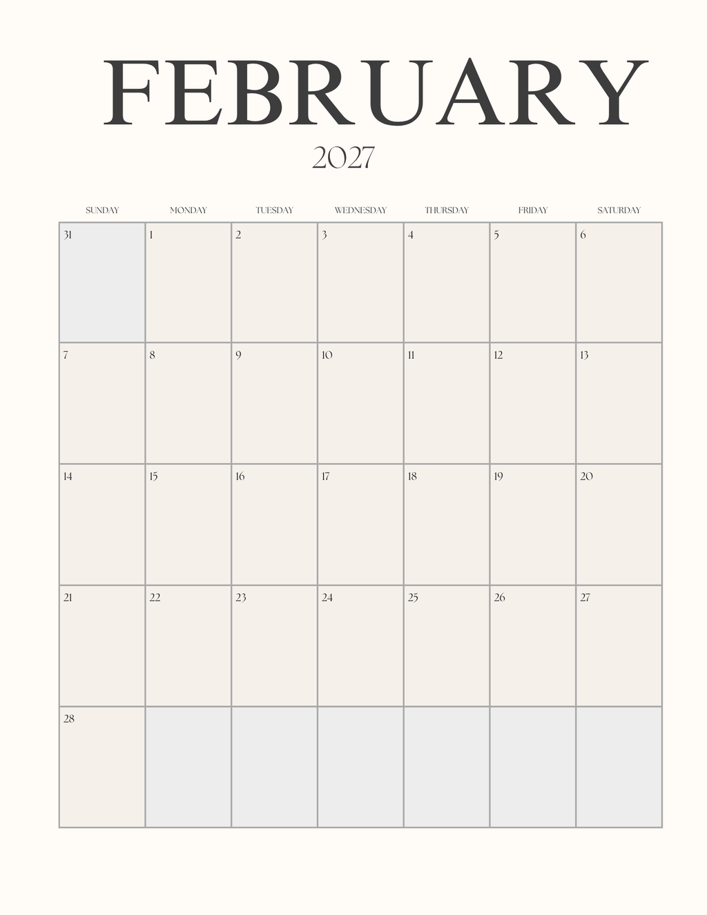 2026–2027 Monthly Planner Bundle | Calendar, Goals & Notes Pages