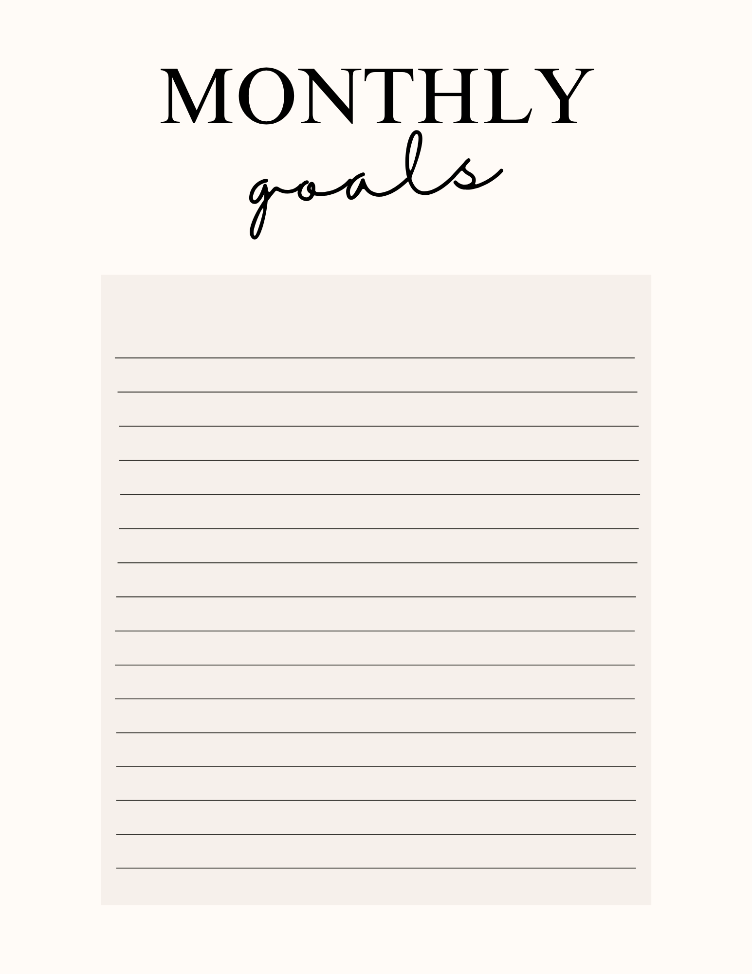 2026–2027 Monthly Planner Bundle | Calendar, Goals & Notes Pages