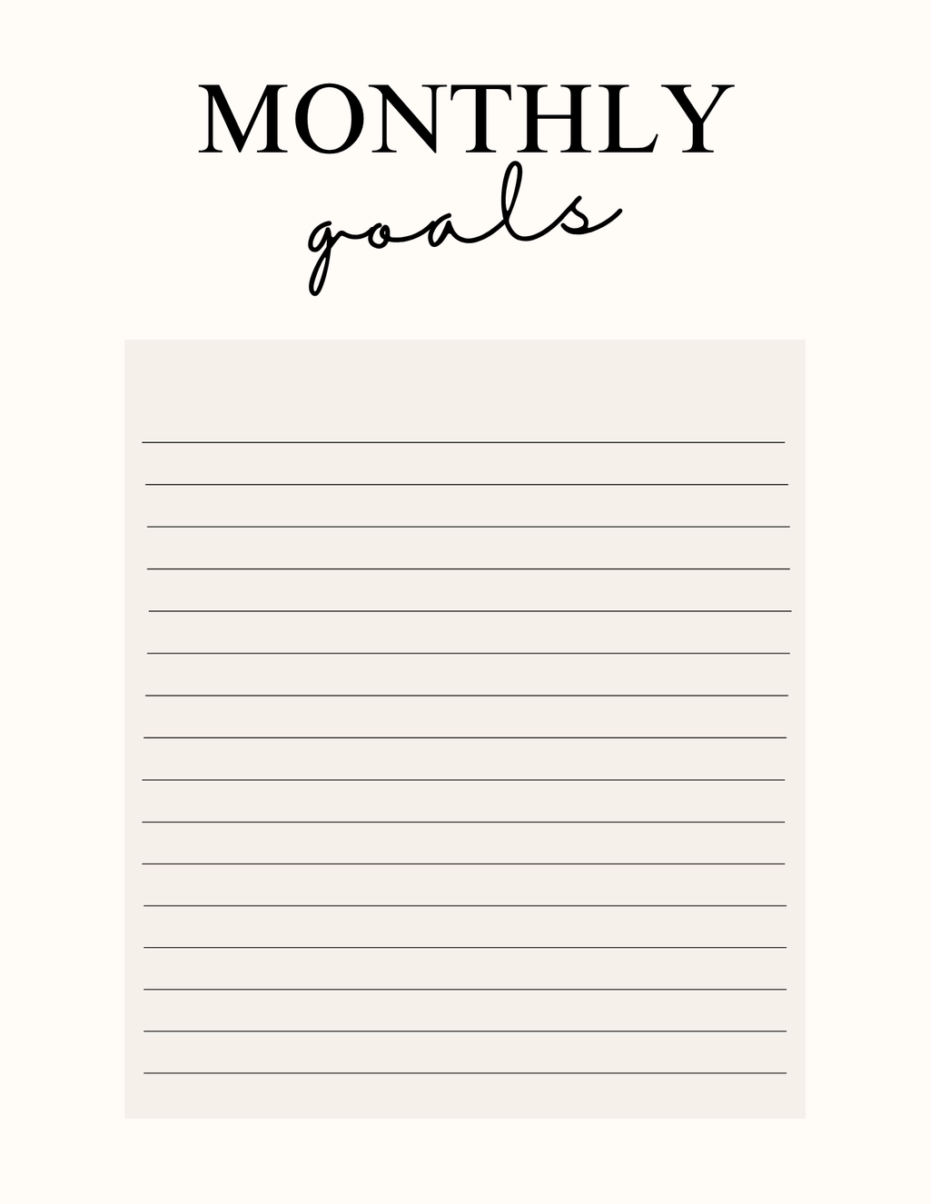 2026–2027 Monthly Planner Bundle | Calendar, Goals & Notes Pages