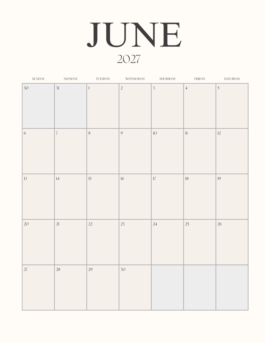 2026–2027 Monthly Planner Bundle | Calendar, Goals & Notes Pages