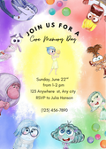 Core Memory Day Birthday Invitation Template | Editable Canva Party Invite | Printable Digital Download for Kids Birthday (5in x 7in layout)
